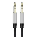 Καλώδιο Baseus Yiven Audio 3.5 male Audio M30 1.5M Silver+ Black