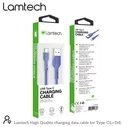 Καλώδιo USB Lamtech Data Type-C 1m BLUE