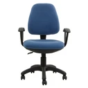 Velco Blue Office Chair with Arms (SKU K08642-2)