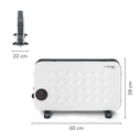 Θερμοπομπός Turbo TCH26E 2000W Λευκός