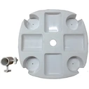 Plastic umbrella pole base / table for pole 27mm, 32mm, 34mm