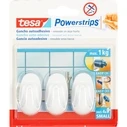 Tesa Powerstrips Hooks 57533 Oval White, 7 pcs (S7912376)