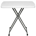 Velco Foldable Metal Adjustable-Height Table (10 positions) L77 x W50 x H36-73 cm