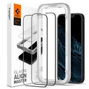 Spigen GLAS.tR Slim AlignMaster Apple iPhone 13 / 13 Pro / 14 / 16e / 17e Black [2 PACK]