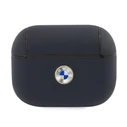 BMW BMAPSSLNA Apple AirPods Pro navy Geniune Leather Silver Logo