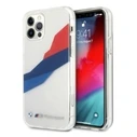 BMW BMHCP12LSKTGT Apple iPhone 12 Pro Max transparent hardcase Motorsport Tricolor