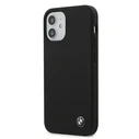 BMW BMHCP12SSILBK Apple iPhone 12 mini black hardcase Silicone Signature