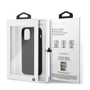 BMW BMHCP12SSILBK Apple iPhone 12 mini black hardcase Silicone Signature