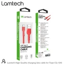Καλώδιo USB Lamtech Data Type-C 1m RED