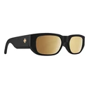 Spy Soft Matte Unisex Sunglasses — Black Frame, Polarized Brown Mirror Lens (52/20/143) — Model 1800000000051
