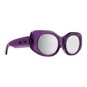Spy Hangout Unisex Sunglasses - Purple Mirror / Polycarbonate Lens (53/22/145) - Model 1800000000066