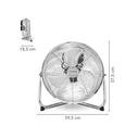 Ανεμιστήρας  δαπέδου 37w 30cm TVM12 TROTEC Nickel
