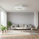 Ανεμιστήρας οροφής με LED φως 48εκ DC μοτέρ 36W 862200 DICTRO LUX Λευκός