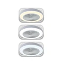 Ανεμιστήρας οροφής με LED φως 48εκ DC μοτέρ 36W 862200 DICTRO LUX Λευκός