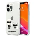 Karl Lagerfeld KLHCP13XCKTR Apple iPhone 13 Pro Max hardcase Transparent Karl & Choupette
