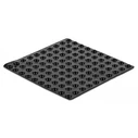 Αυτοκόλλητη βάση προστασίας DeLOCK 18306, 3Μ, 5x2mm, μαύρη, 100τμχ