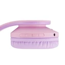 PowerLocus P2 Wireless / Wired Over-Ear Headphones with Radio, 20 Hours Playtime — White/Purple