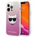 Karl Lagerfeld KLHCP13XCTRP Apple iPhone 13 Pro Max hardcase pink Choupette Head