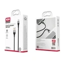 Καλώδιο USB XO NB188 2.4A Διπλής Φοράς Φόρτιση Micro 1m Γκρί