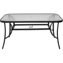 Velco Metal Garden Table Anthracite Rectangular L120 x W70 x H70 cm