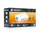 KVM Switch TrendNet 2-Port USB Kit With Audio