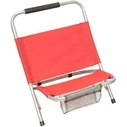 Velco Red Metal Beach Chair - Polyester 600D (SKU 142-4132-9)