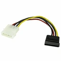 StarTech 4-Pin Molex - 15-Pin Sata Cable 0.15m Πολύχρωμο S55056394