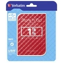 Verbatim Store 'n' Go Gen 2 USB 3.0 External HDD 1TB 2.5" Red