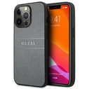Guess GUHCP13LPSASBGR Apple iPhone 13 Pro grey Saffiano Strap