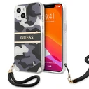 Guess GUHCP13SKCABBK Apple iPhone 13 mini black hardcase Camo Strap Collection