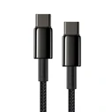 Καλώδιo USB Baseus Tungsten Gold Type-C to Type-C 100W 1m (black)