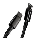 Καλώδιo USB Baseus Tungsten Gold Type-C to Type-C 100W 1m (black)
