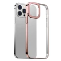 Baseus Glitter Transparent Case for iPhone 13 Pro (pink)