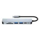 Hub 6in1 Tech-Protect V4 Gray