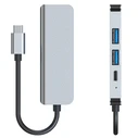 Hub 4in1 Tech-Protect V2 Gray
