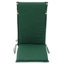 Velco Double-sided Beige-Green Cushion for High-Back Chair (119x48x7 cm)