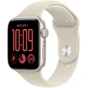 Apple Watch SE 3 Aluminium 40mm Αδιάβροχο με Παλμογράφο (Starlight Aluminium Case με Sand Sport Band - S/M)