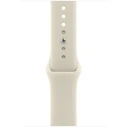 Apple Watch SE 3 GPS 44mm Starlight Αλουμινένιο Κουτί με Λουράκι Sand Sport (S/M)