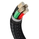 Καλώδιο USB to Lightning Baseus Cafule 2.4A 2m (black)