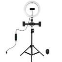 Ring Light Tripod Mount Puluz with 26cm LED Ring Vlogging 1,1m PKT3070B