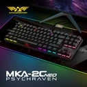 Gaming Πληκτρολόγιο Ενσύρματο Armaggeddon Mechanical MKA-2C NEO Black TACTILE BROWN SWITCH