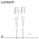 Καλώδιo USB Lamtech HQ UNBREAKABLE Type-C to Type-C WHITE 2M