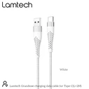 Καλώδιo USB Lamtech Type-C V2,0 HIGH QUALITY UNBREAKABLE SILVER 2M