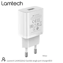 Φορτιστής Πρίζας Lamtech USB Travel Charger 2,1A WHITE