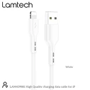 Καλώδια USB Lamtech Charging & Data Lightning 1m White