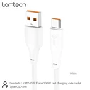 Καλώδιο USB-C Lamtech High Power 1m 100w White