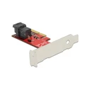 Κάρτα Δικτύου PCIe Delock 4x + 1x SFF-8643 int.+LowProfile
