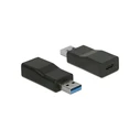 Converter Delock USB3.1 Typ A -> Typ C St/Bu Black