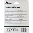 Case Fan 12cm Inter-Tech Argus L-12025 Green