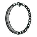 Γυναικείο Κολιέ Folli Follie 1N14T069Ka (30cm) από Ατσάλι Black